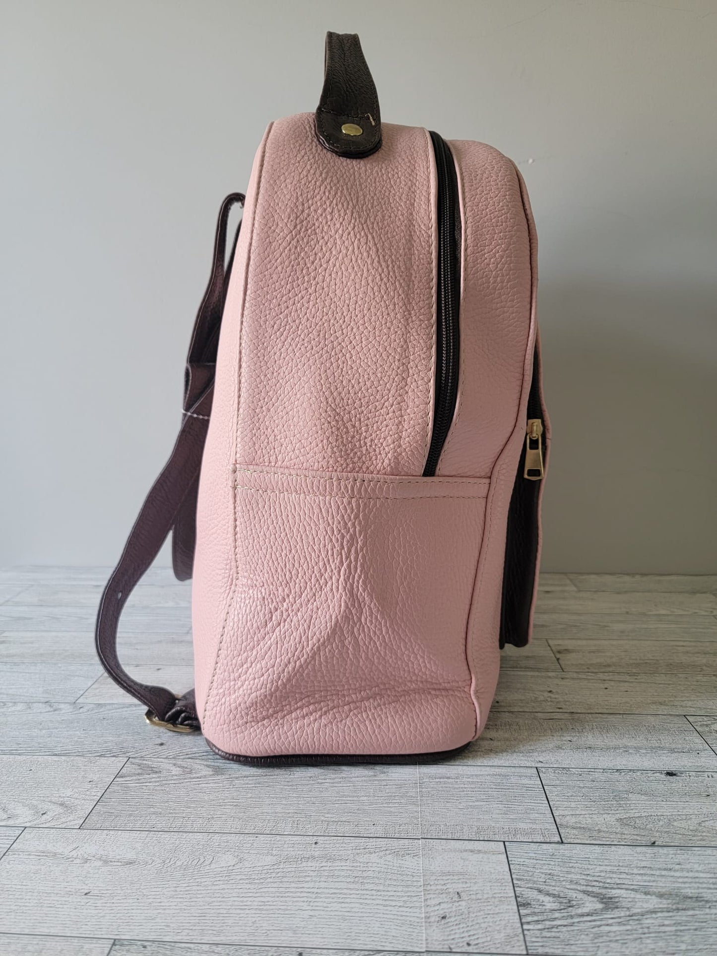 The Large Smooth Leather Backpack