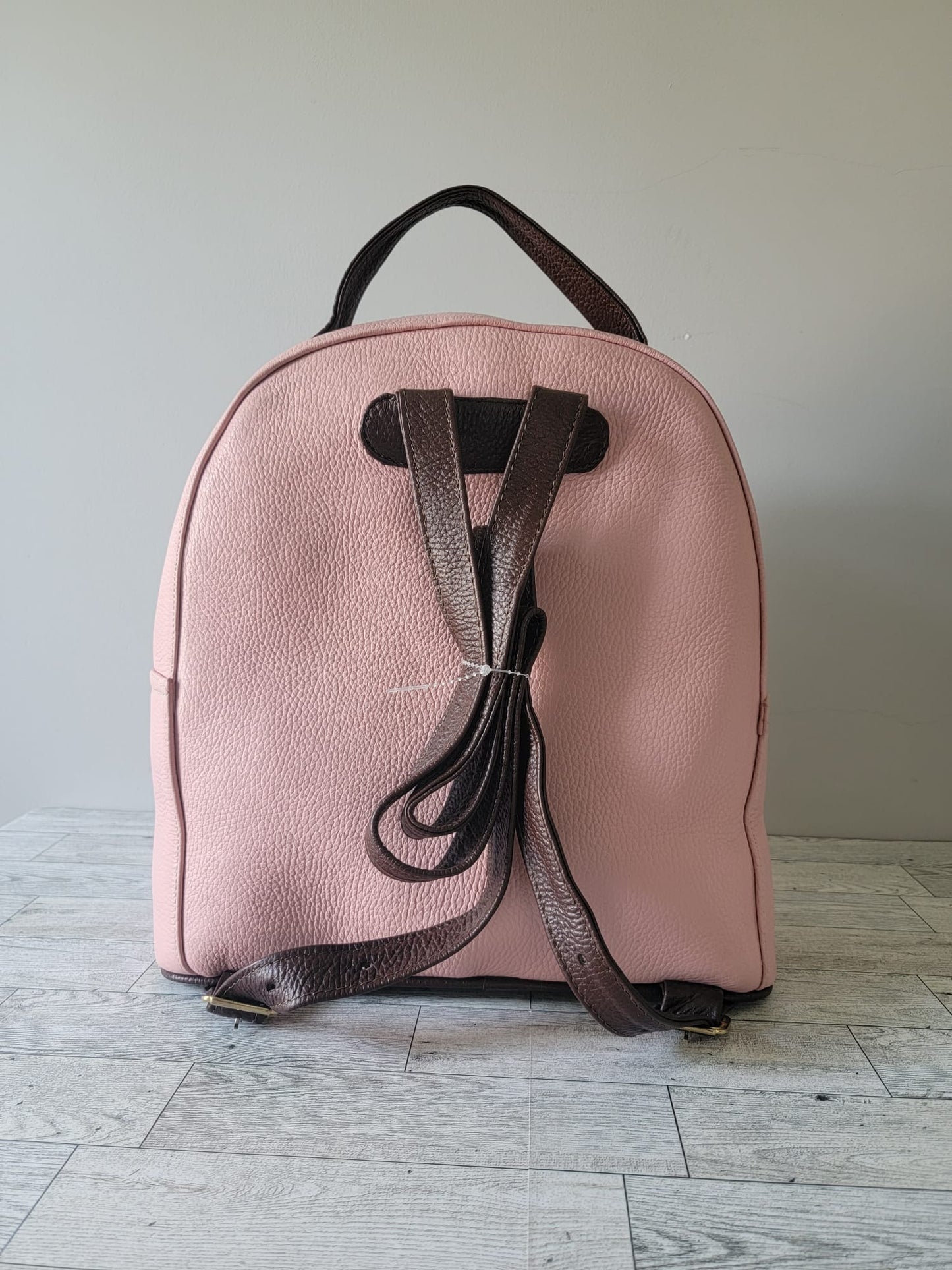 The Large Smooth Leather Backpack