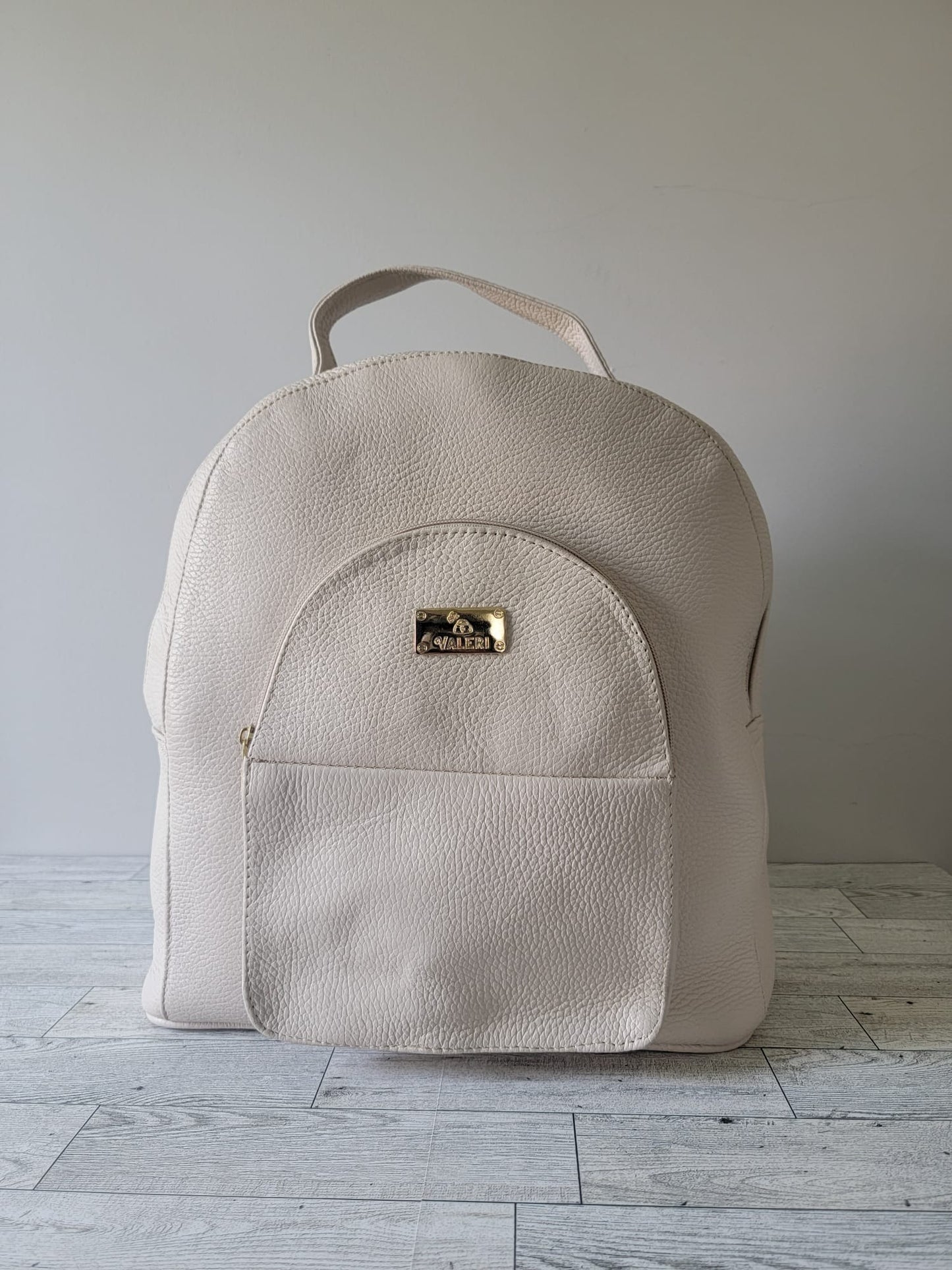 The Large Smooth Leather Backpack