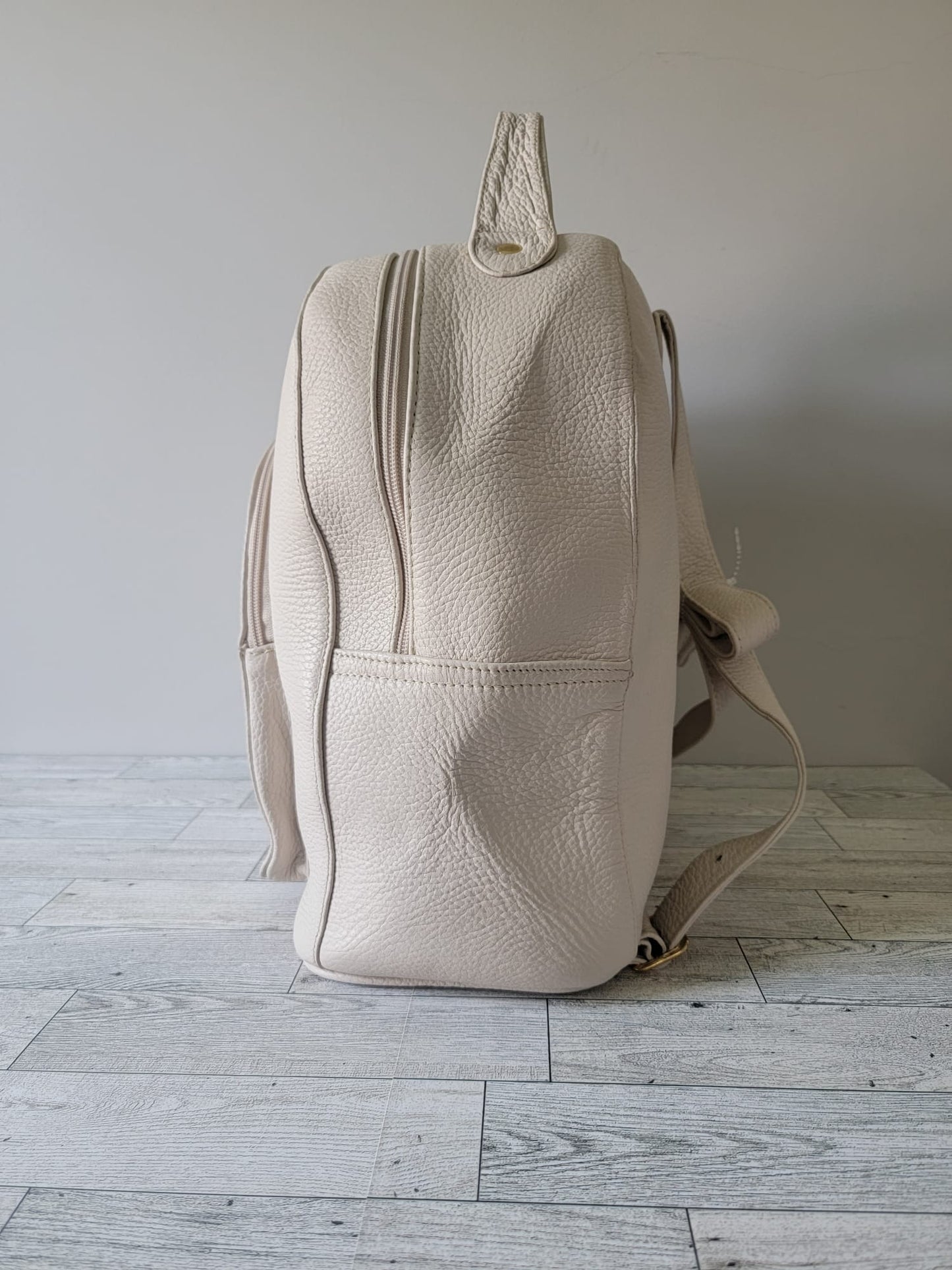 The Large Smooth Leather Backpack