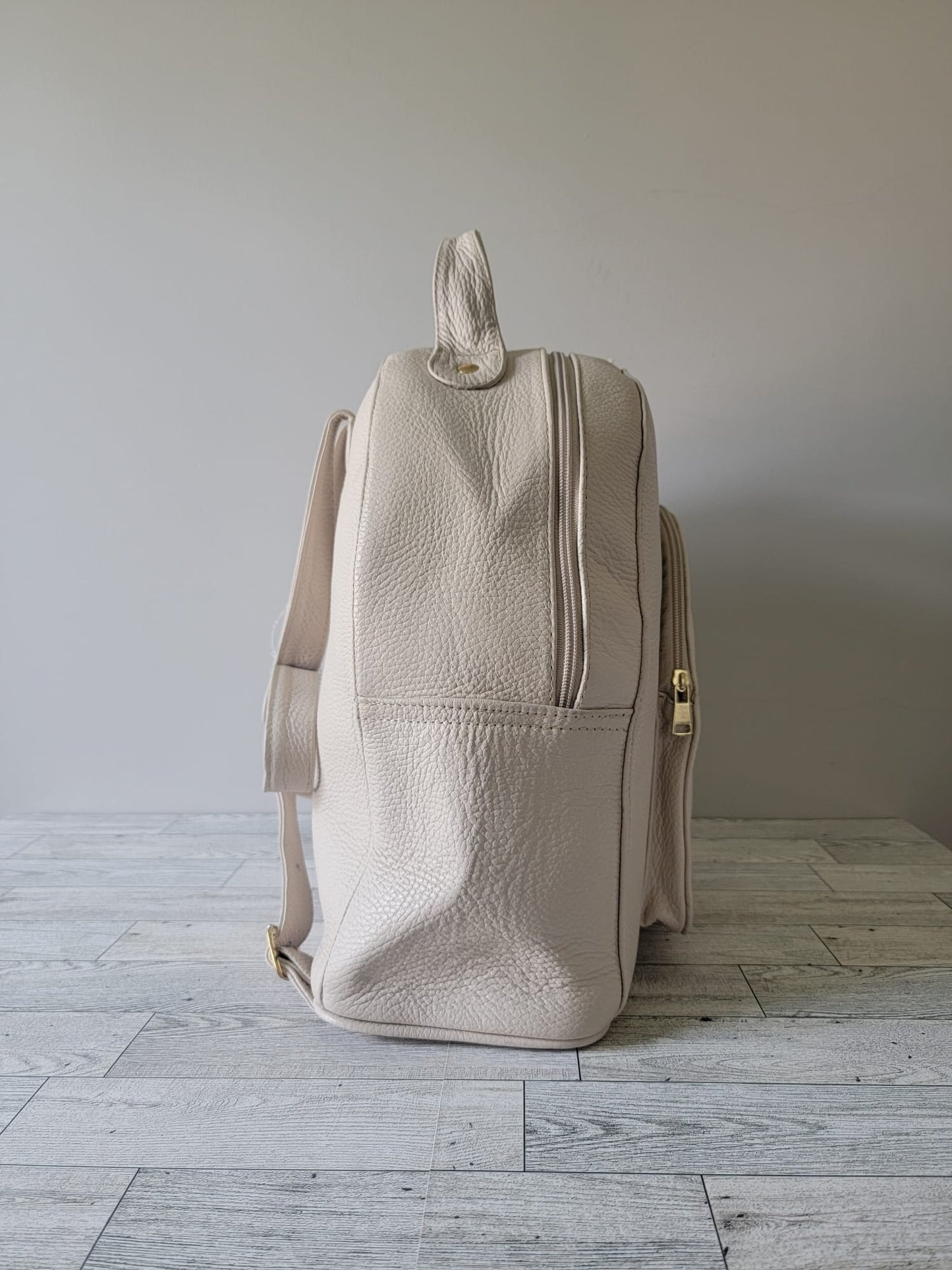 The Large Smooth Leather Backpack