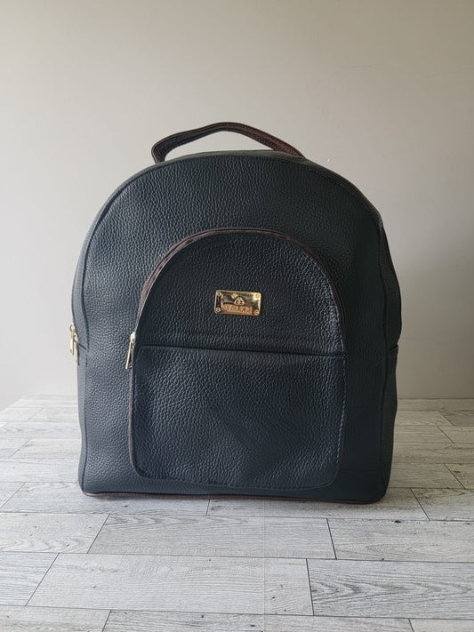 The Large Smooth Leather Backpack