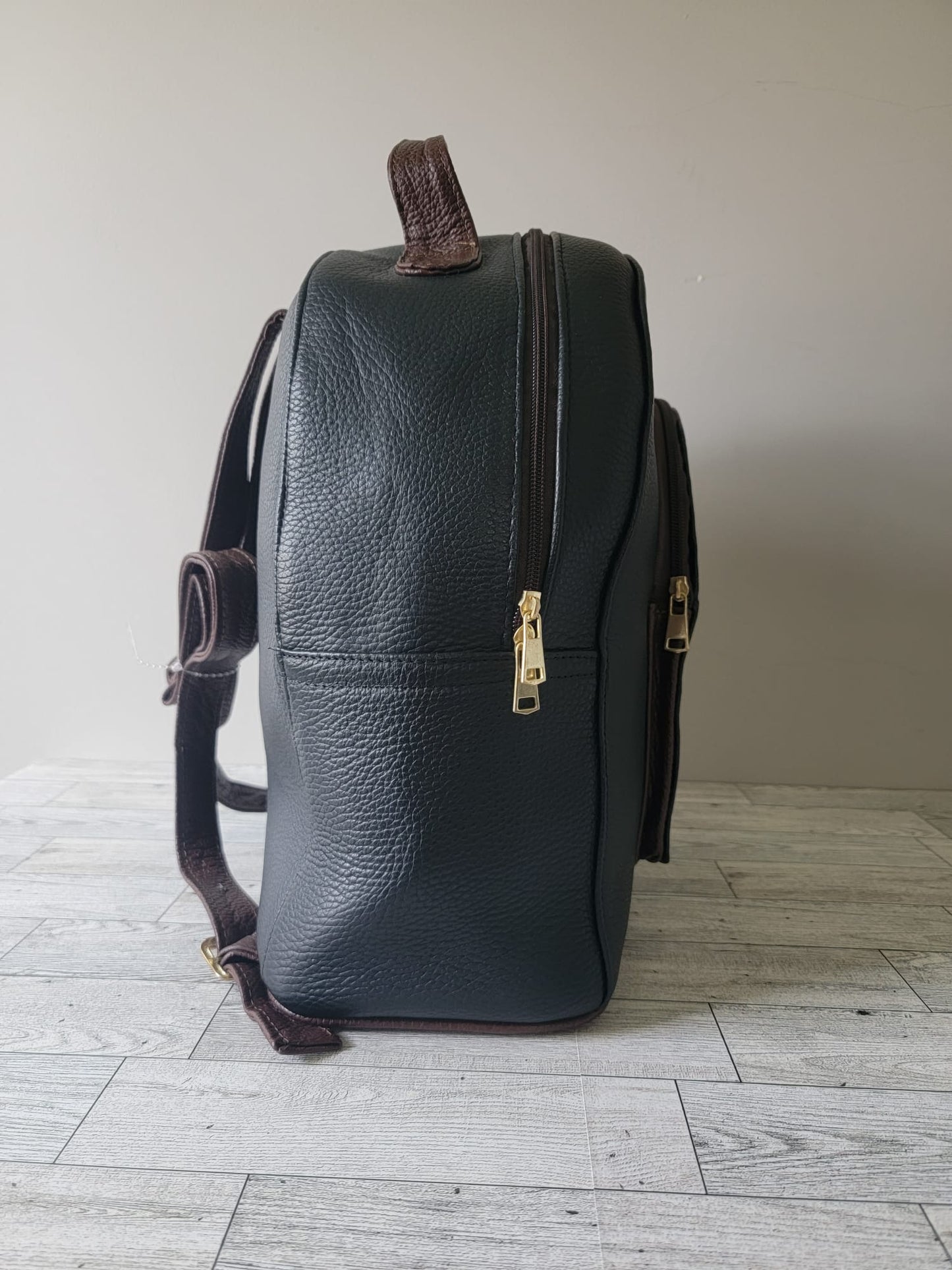 The Large Smooth Leather Backpack